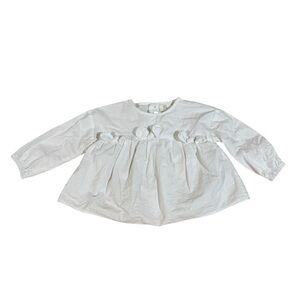 Zara Baby Romantic Blouse White Size 9-12 Months